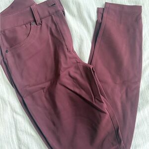 Lululemon Athletica Dark Red Pants